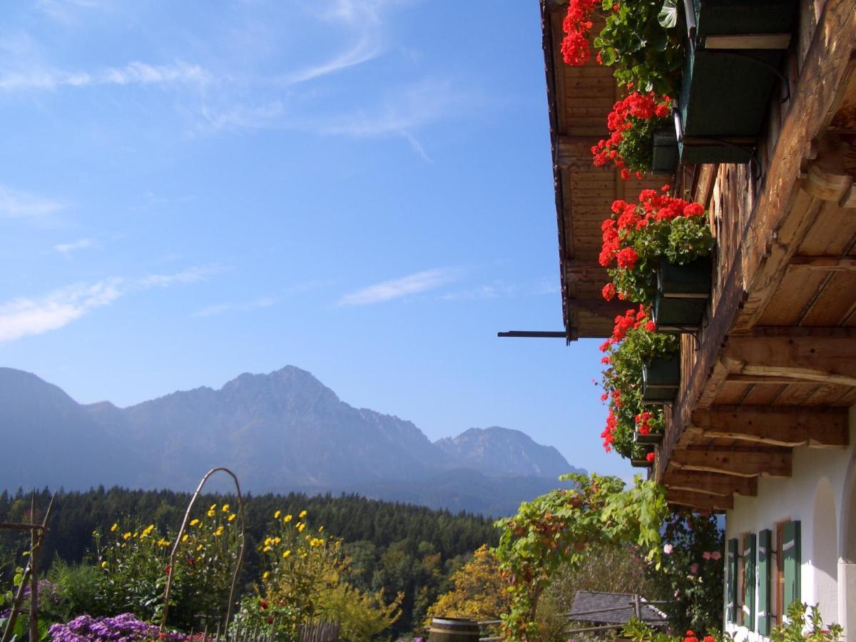 Ferienwohnung Huberbauernhof Piding Exterior foto